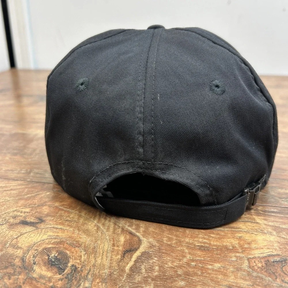 John Deere Ison‎ Equipment Simply the Best Black Yellow Trucker Hat Vtg SnapBack